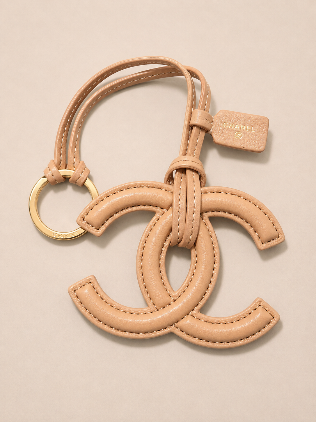 Chanel Leather GWP Bag Charm with Gift Box