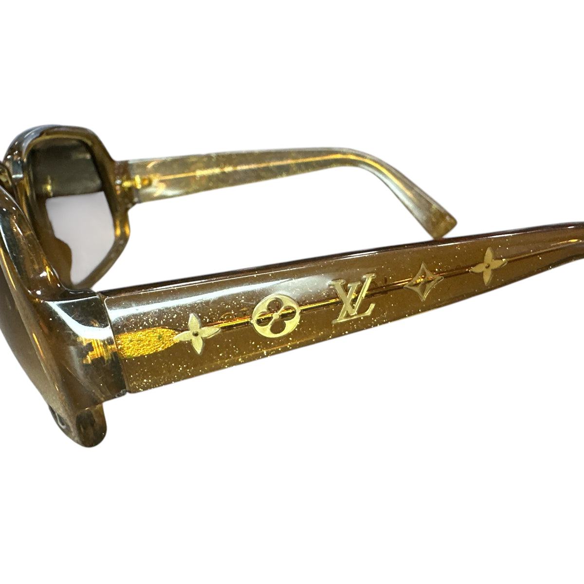 Louis Vuitton Brown Glitter Sunglasses - Clairely Amazing