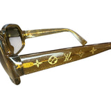 Louis Vuitton Brown Glitter Sunglasses - Clairely Amazing