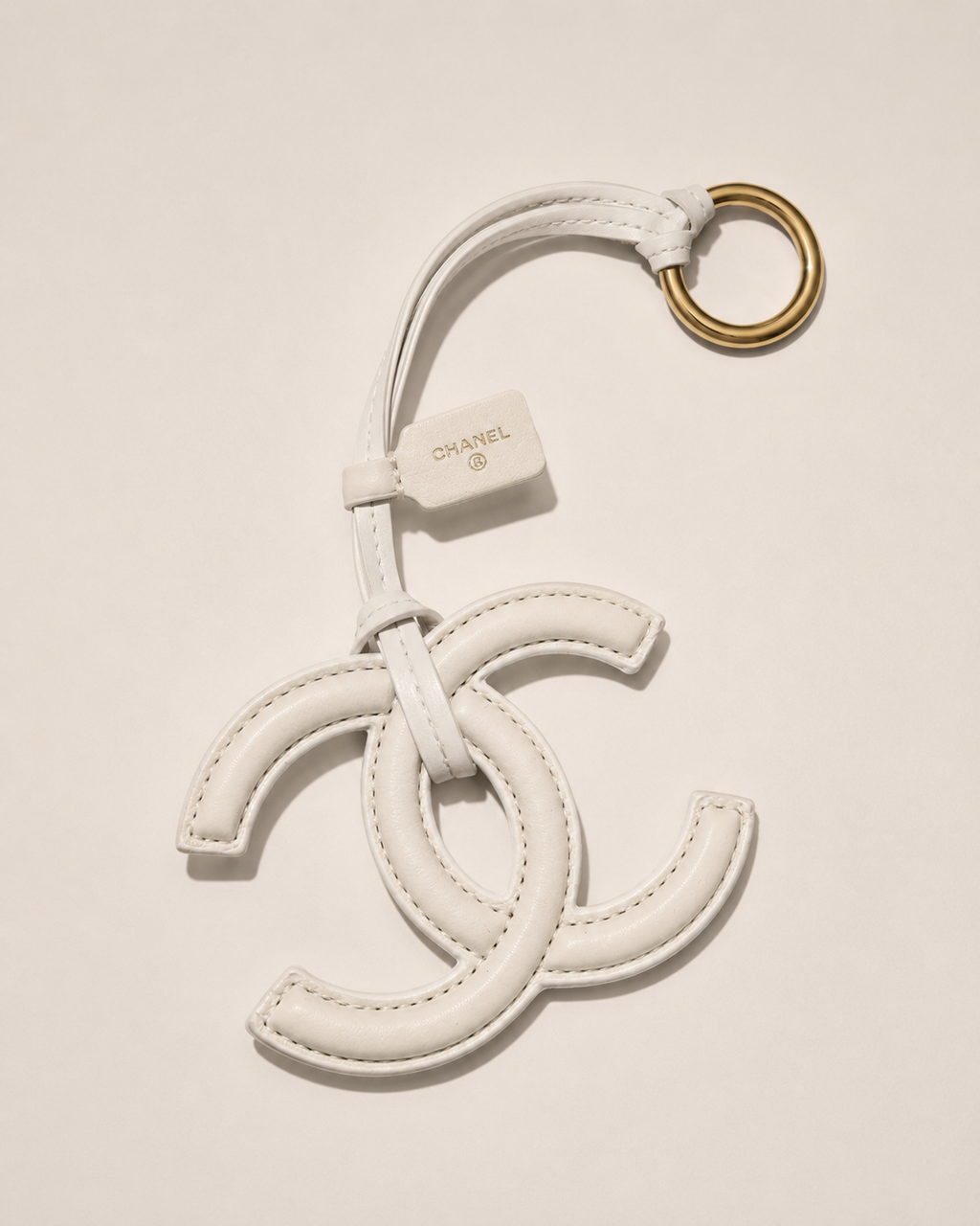 Chanel Leather GWP Bag Charm with Gift Box