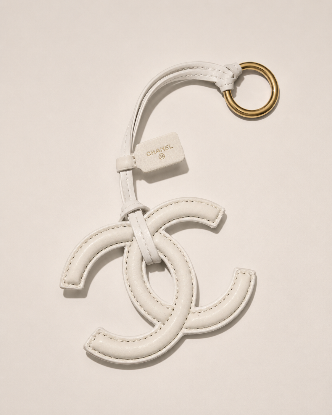 Chanel Leather GWP Bag Charm with Gift Box