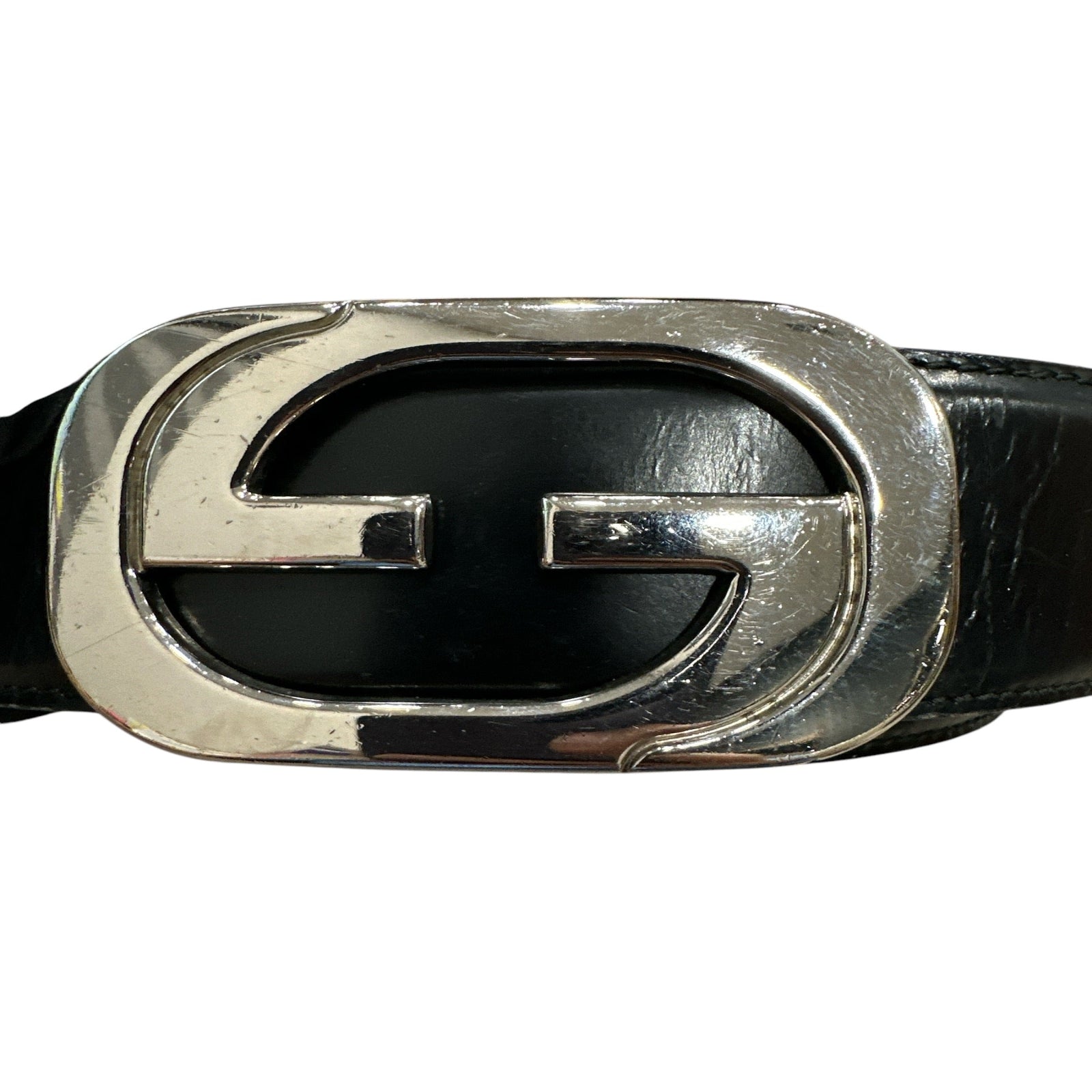 Gucci GG interlocking Silver Buckle Belt - Clairely Amazing