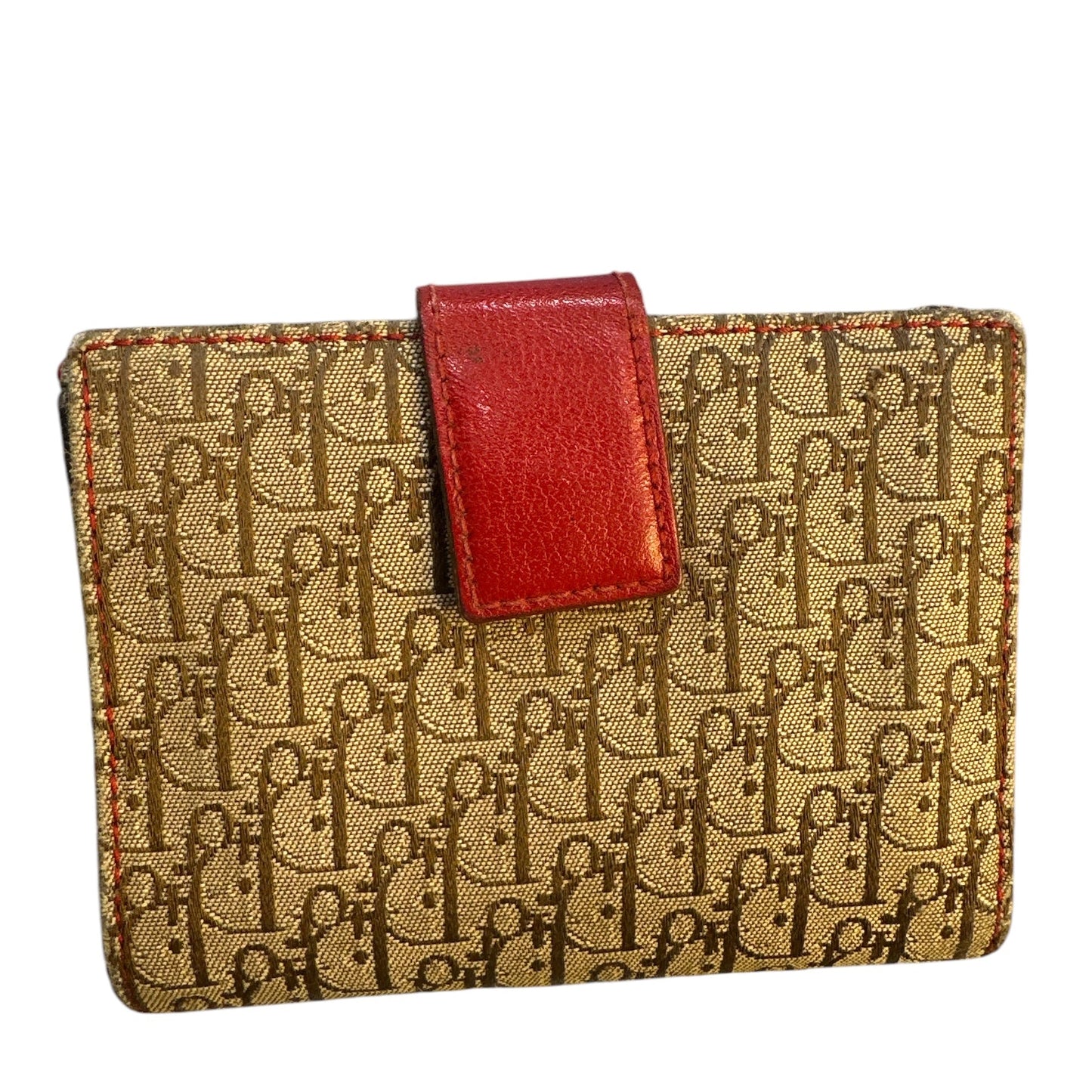 CHRISTIAN DIOR 
Monogram Rasta Saddle Wallet Beige - Clairely Amazing