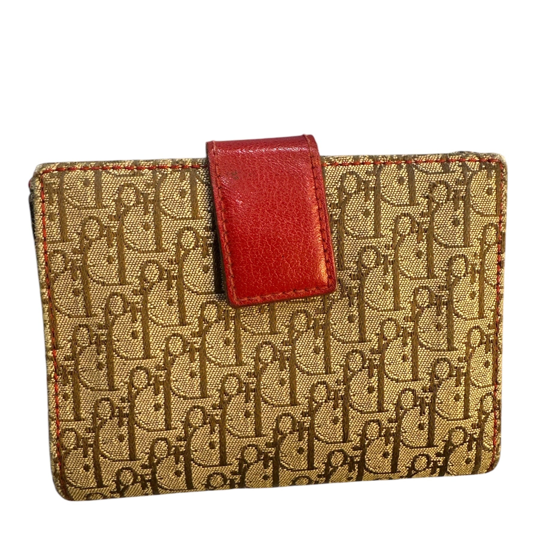 CHRISTIAN DIOR 
Monogram Rasta Saddle Wallet Beige - Clairely Amazing