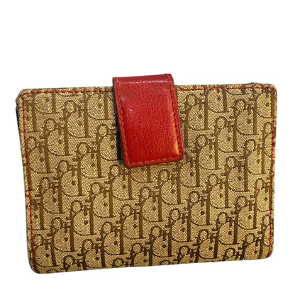 CHRISTIAN DIOR 
Monogram Rasta Saddle Wallet Beige - Clairely Amazing