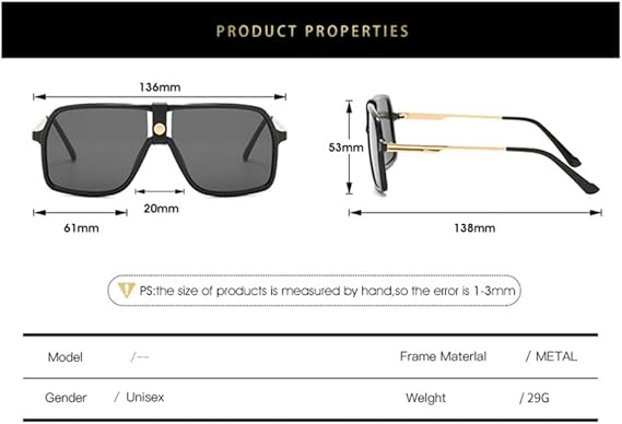 Carrera Aviator Sunglasses Black/Gold - Clairely Amazing