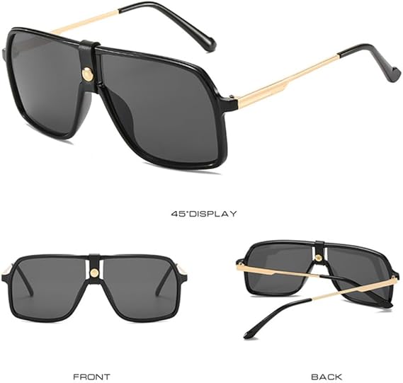 Carrera Aviator Sunglasses Black/Gold - Clairely Amazing