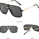 Carrera Aviator Sunglasses Black/Gold - Clairely Amazing