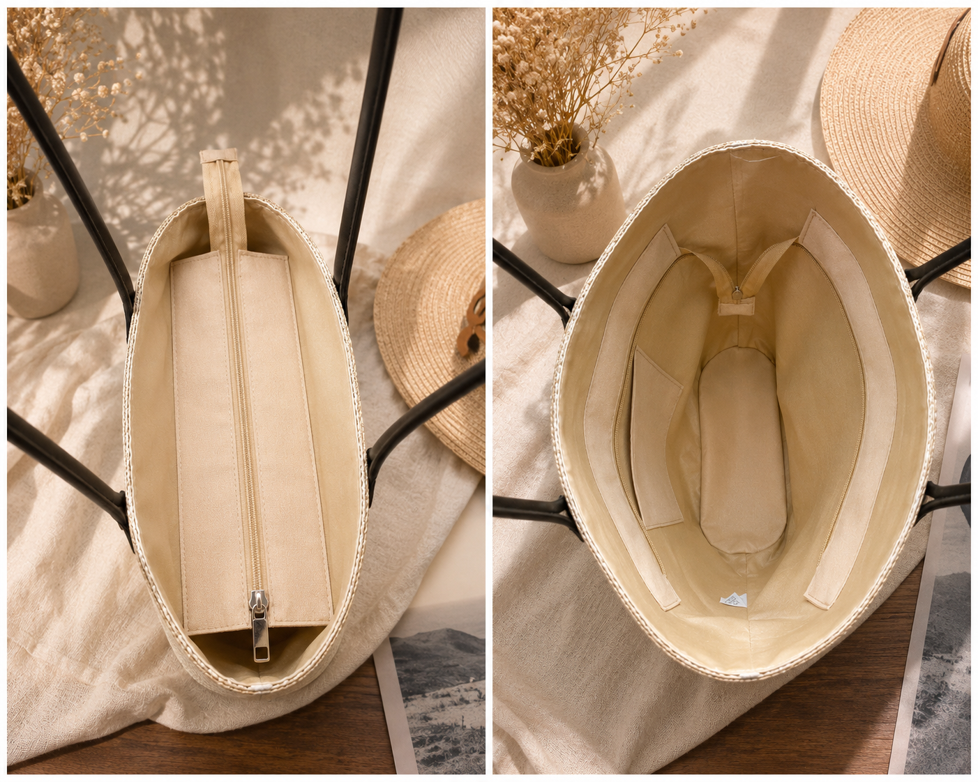 Summer Woven Tote & Sun Hat Set | Resort Collection