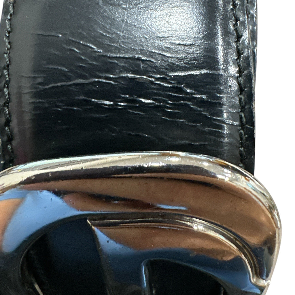 Gucci GG interlocking Silver Buckle Belt - Clairely Amazing