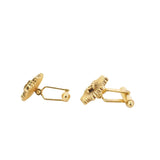 Chanel Cufflinks GP Antique CC 1984 Gold - Clairely Amazing