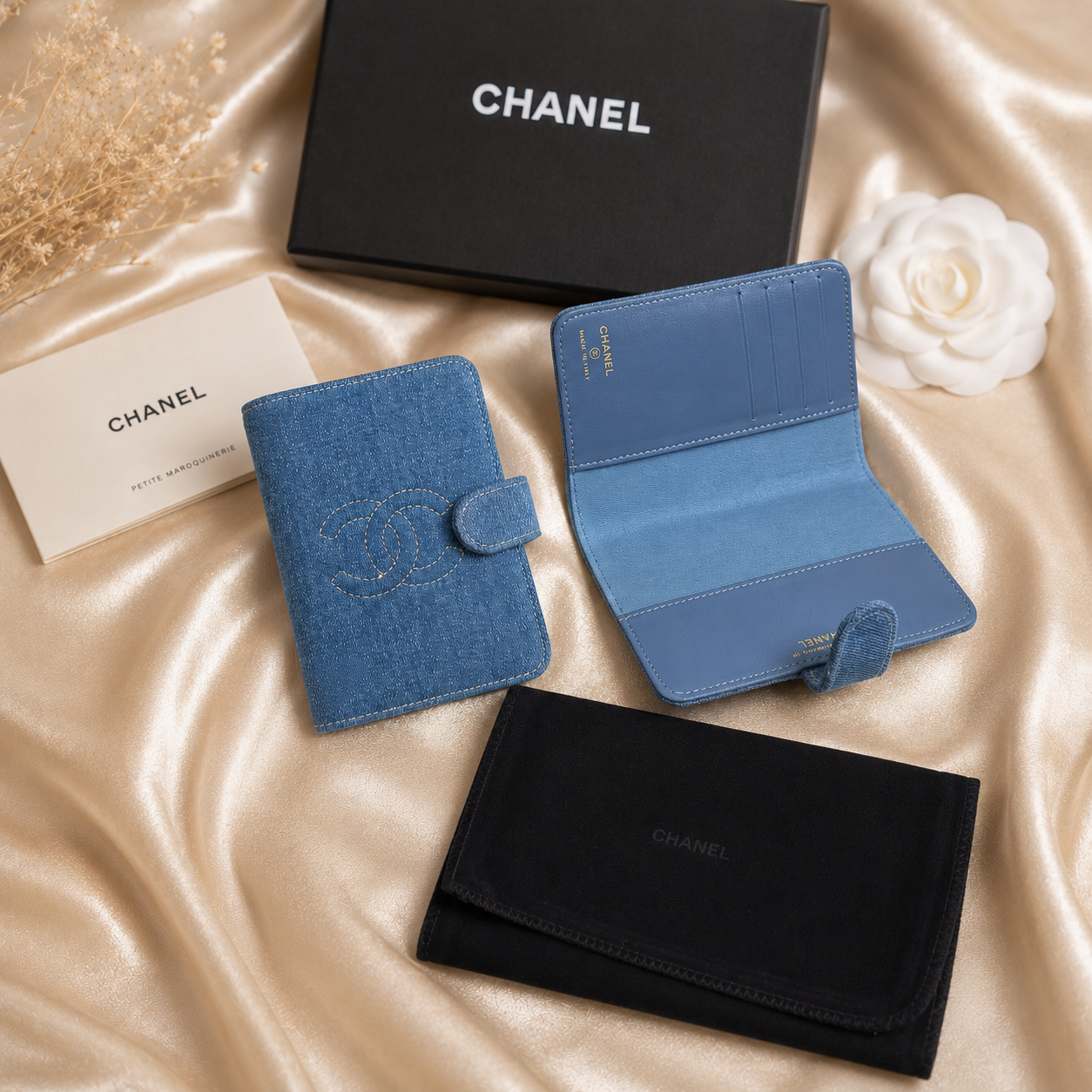 Denim Passport Holder Wallet - GWP Edition