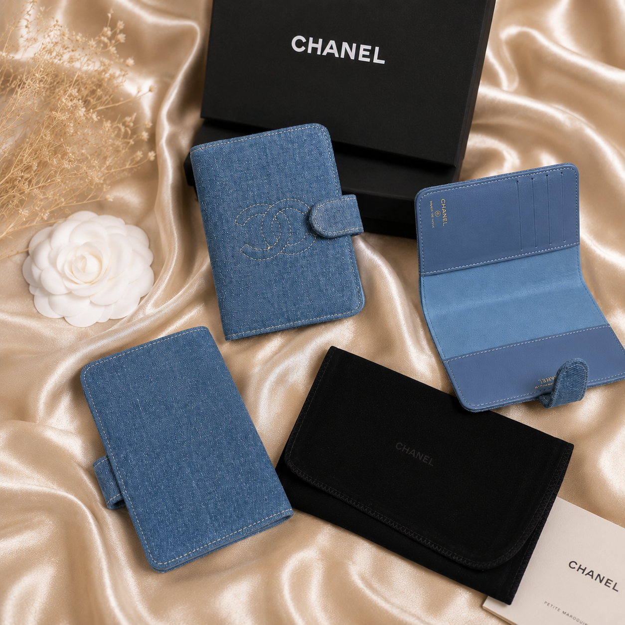 Denim Passport Holder Wallet - GWP Edition