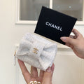 Chanel GWP Tweed Bow Wallet on Chain