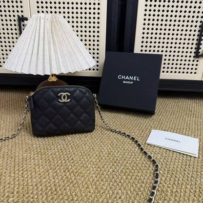 PREORDER DEPOSIT ONLY -CHANEL GWP Caviar Style Shell Crossbody Bag