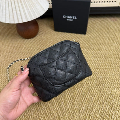 PREORDER DEPOSIT ONLY -CHANEL GWP Caviar Style Shell Crossbody Bag