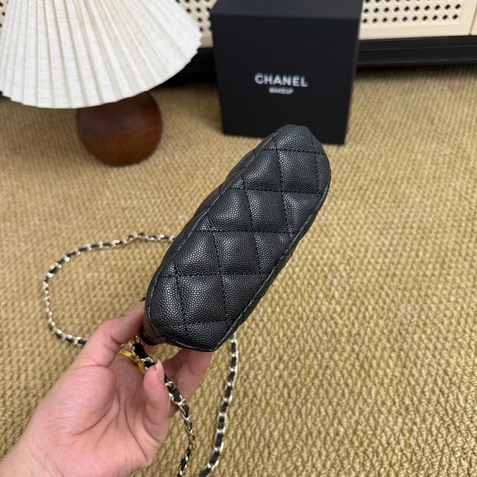 PREORDER DEPOSIT ONLY -CHANEL GWP Caviar Style Shell Crossbody Bag