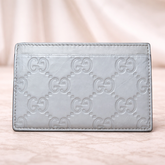 GG Gucissima Ivory Card Holder