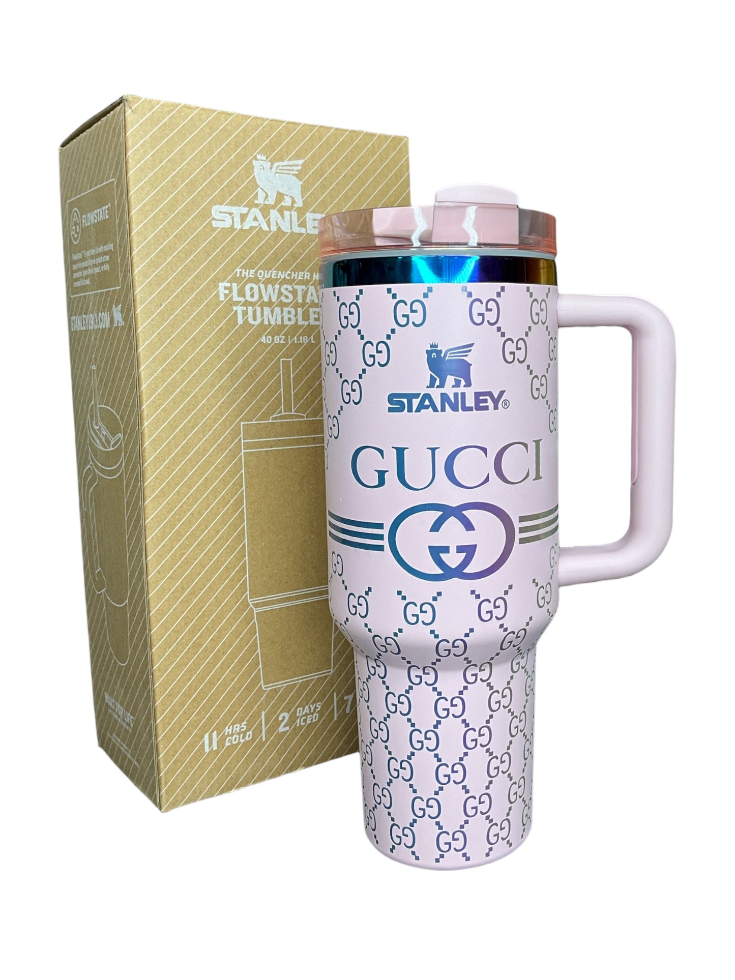 40 oz Fashion Tumblers – Luxury-Inspired Designs