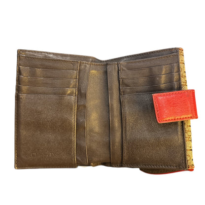 CHRISTIAN DIOR 
Monogram Rasta Saddle Wallet Beige - Clairely Amazing