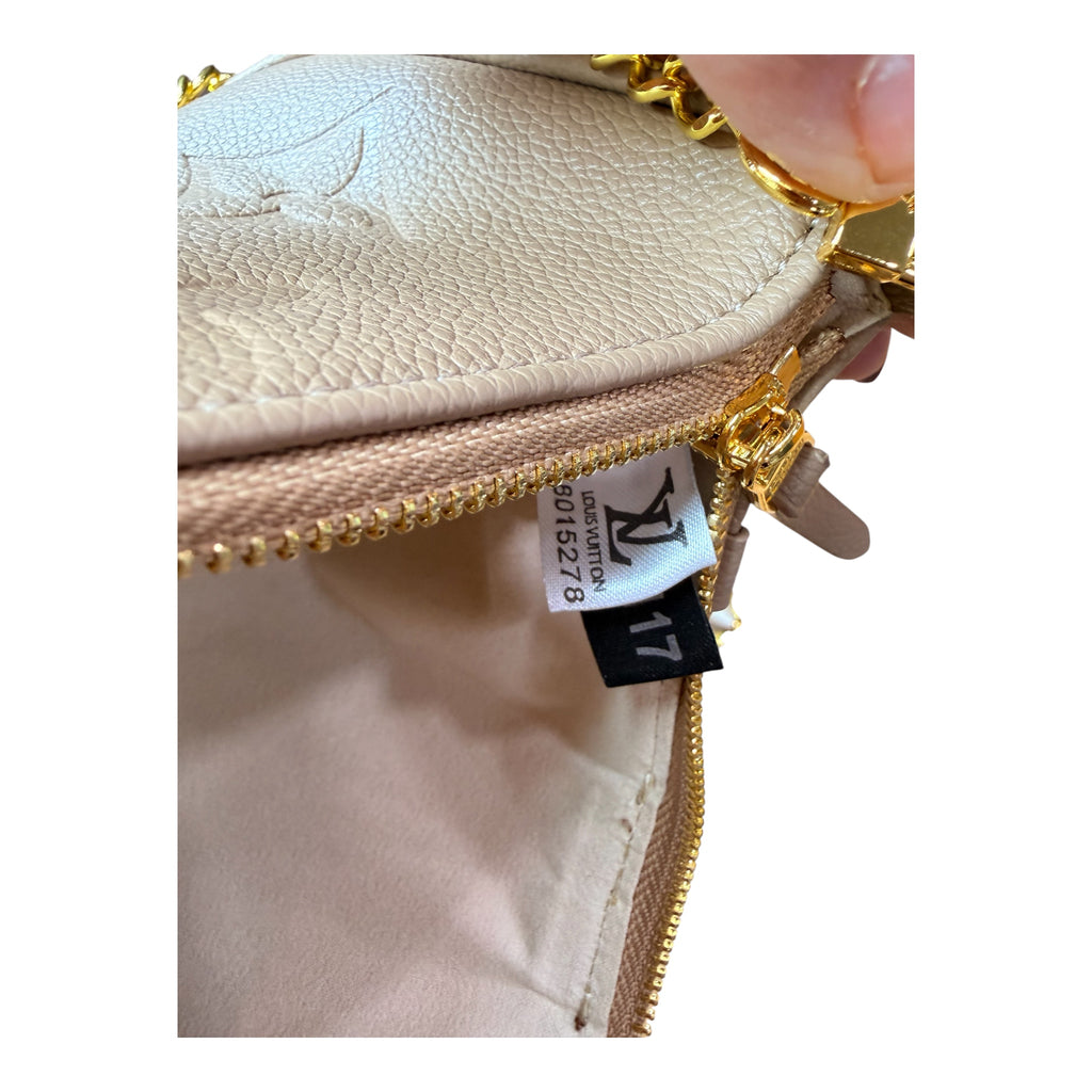 Luxury Monogram Mini Shoulder Bag with Two Interchangeable Straps