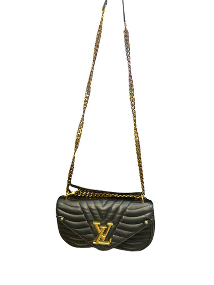 LOUIS VUITTON 
Calfskin New Wave Chain MM Black - Clairely Amazing