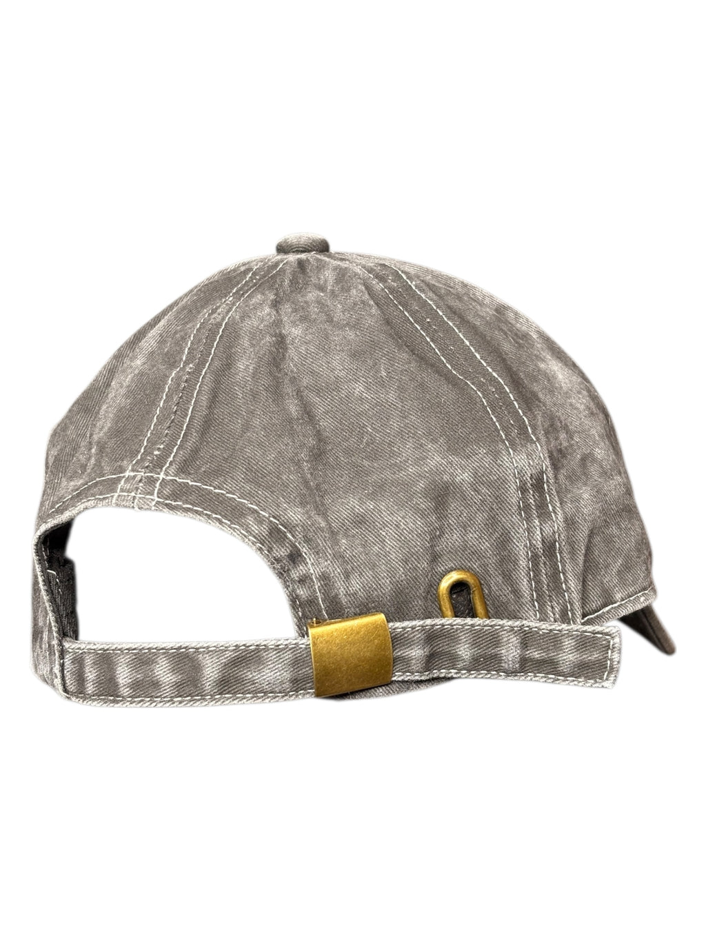 Distressed Black Denim Cap – Custom Embroidered Vintage Washed Adjustable Hat