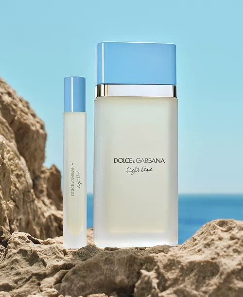 Dolce & Gabbana Light Blue Women’s Gift Set (3PC) – 3.3oz EDT + 2 Travel Sprays