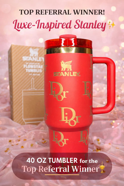 40 oz Fashion Tumblers – Luxury-Inspired Designs