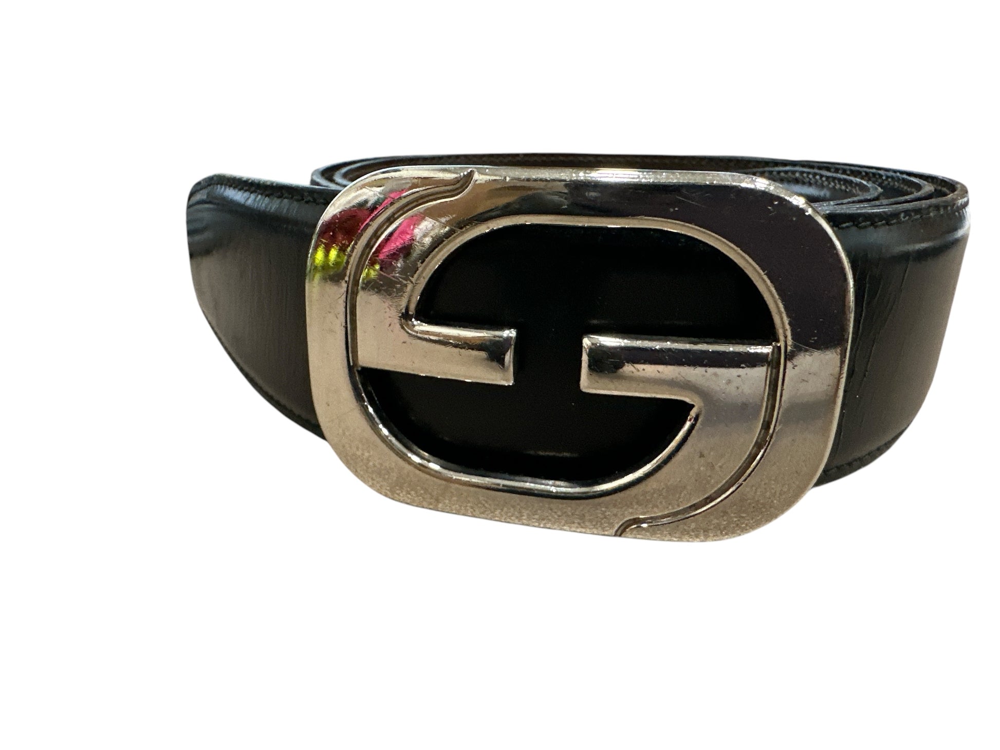 Gucci GG interlocking Silver Buckle Belt - Clairely Amazing