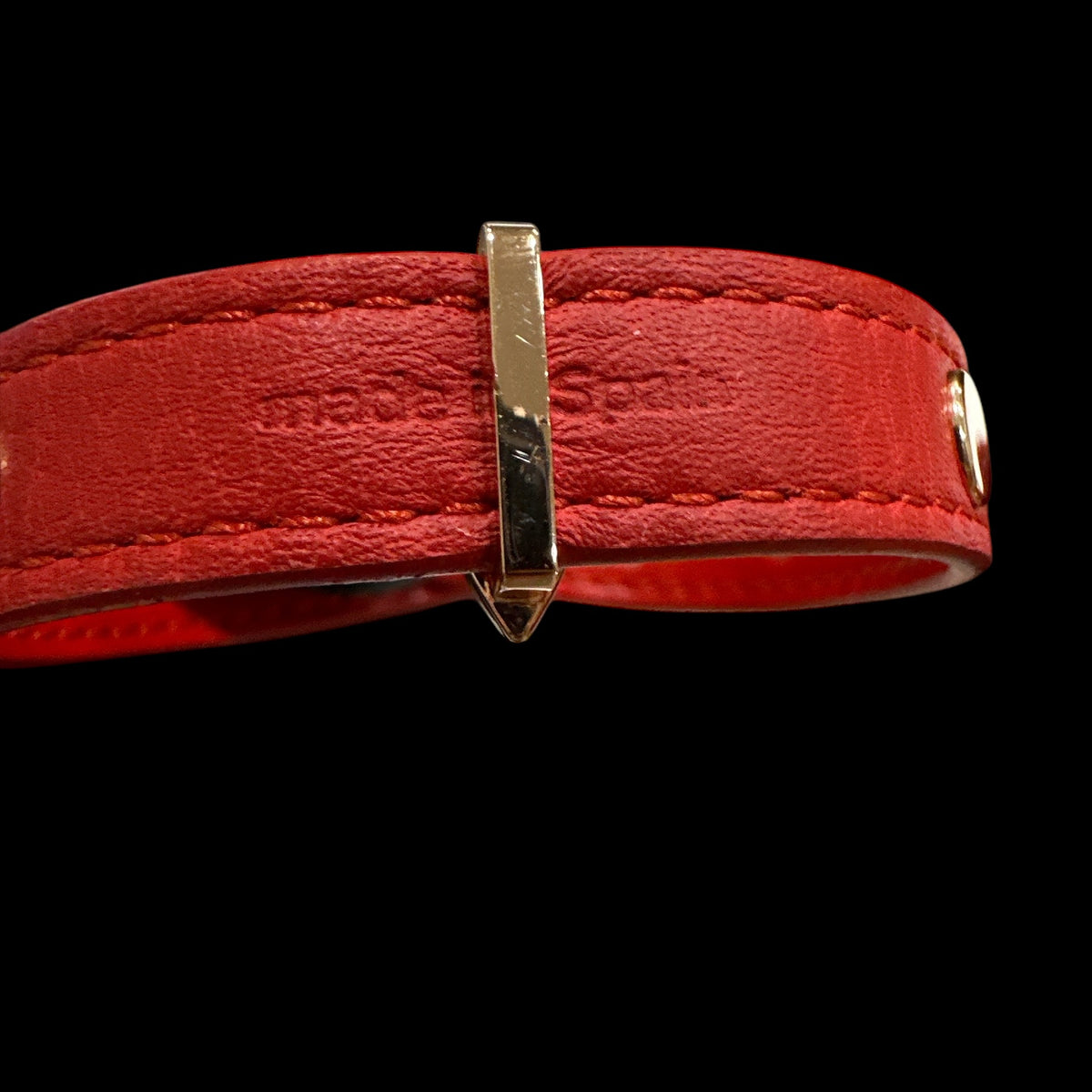 Louis Vuitton Leather Monogram Flower Bracelet - Clairely Amazing