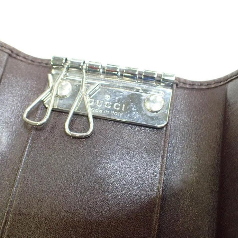 Gucci Brown Key Case - Clairely Amazing