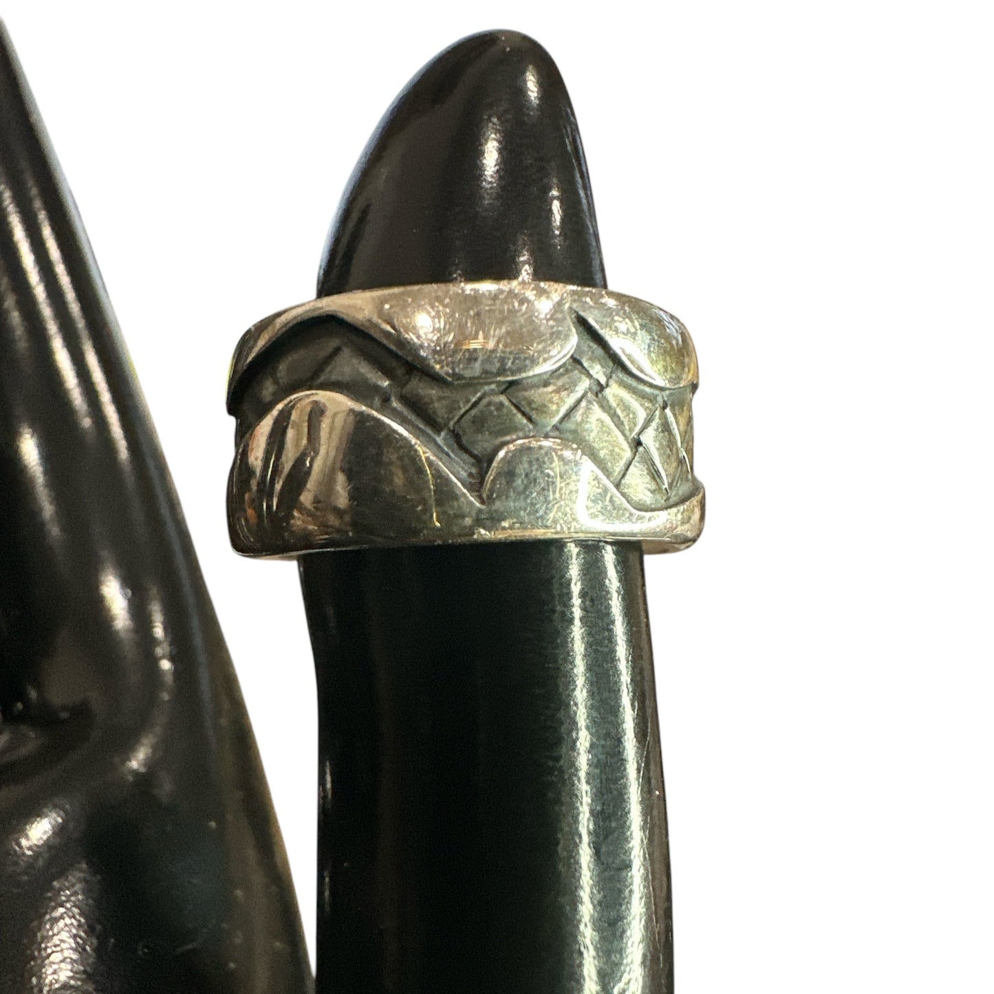 Bottega Veneta Silver Ring - Clairely Amazing