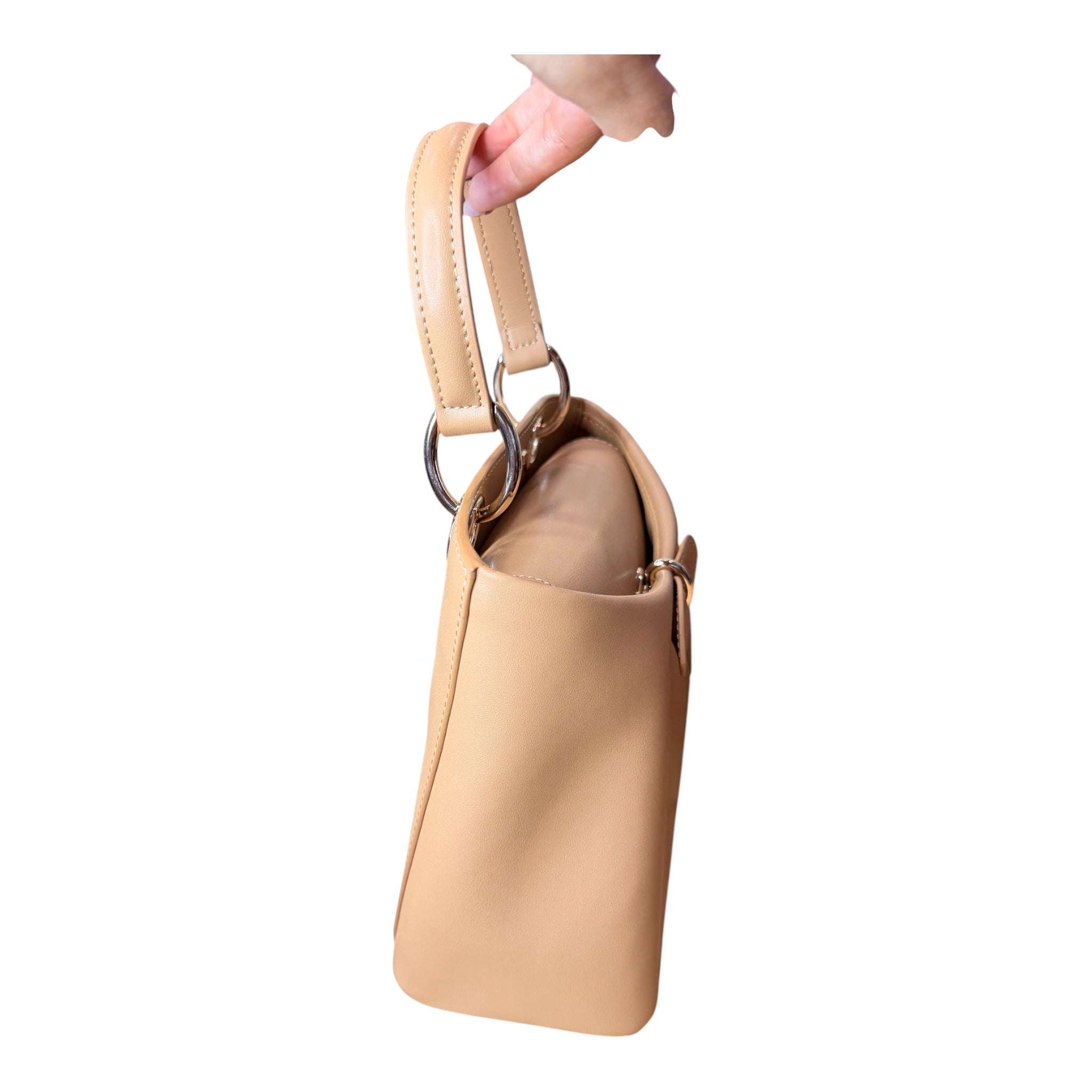 Premium Leather Bow Top Handle Bag | Elegant Designer-Inspired Satchel