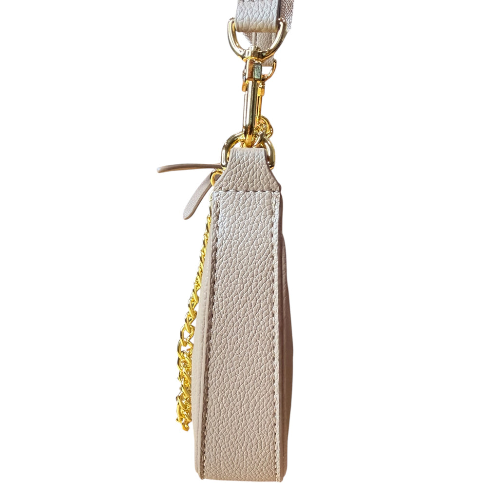 Luxury Monogram Mini Shoulder Bag with Two Interchangeable Straps