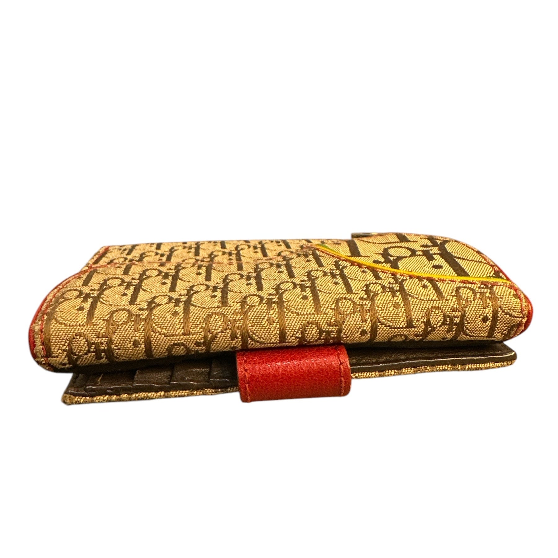 CHRISTIAN DIOR 
Monogram Rasta Saddle Wallet Beige - Clairely Amazing