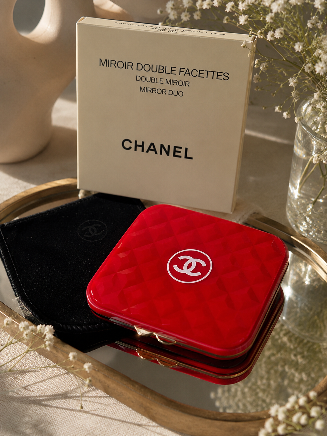 Chanel Beauty GWP Quilted Compact Mirror | Limited Edition Gift With Purchase | Multiple Colors