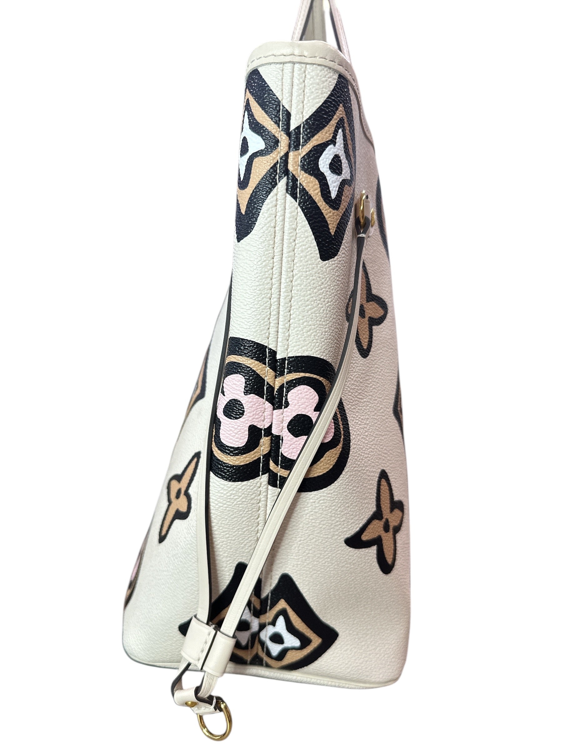 Louis Vuitton Wild at Heart Neverfull leather Tote MM - Clairely Amazing