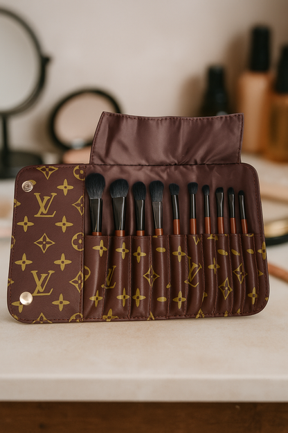Luxury Makeup Brush Travel Set