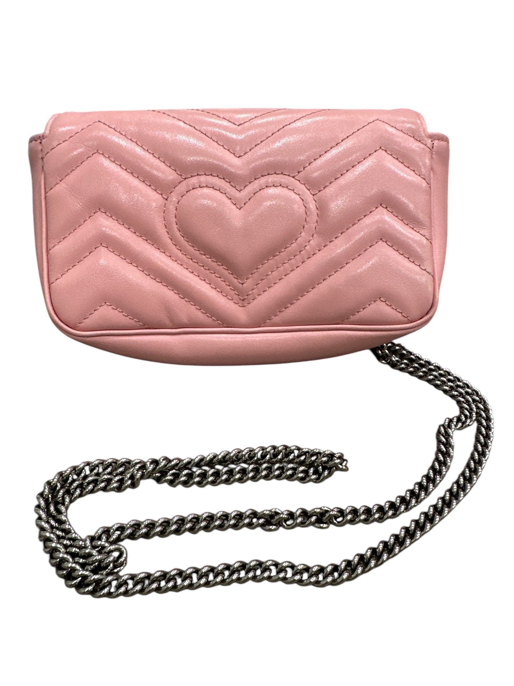 Gucci  Calfskin Matelasse Super Mini - Clairely Amazing