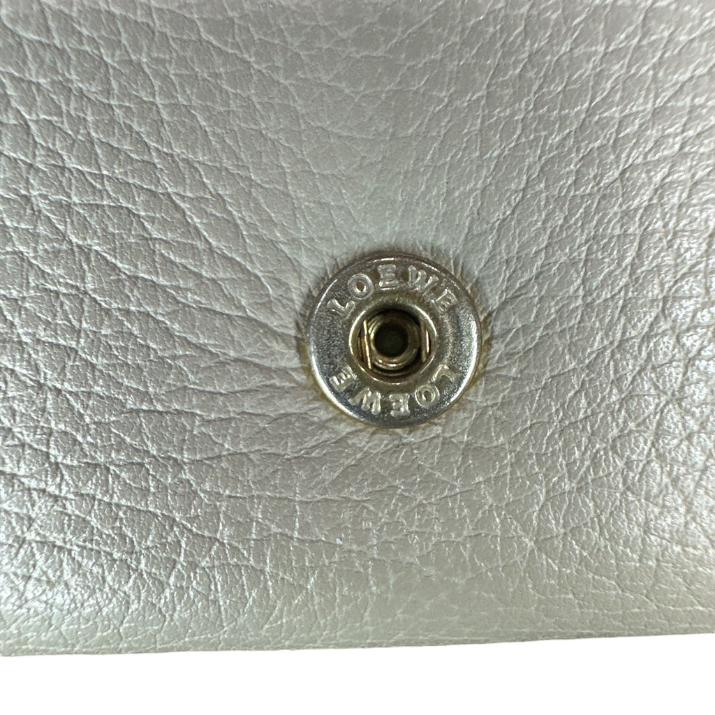 LOEWE Beige/Brown Continental Bi-fold Wallet - Clairely Amazing
