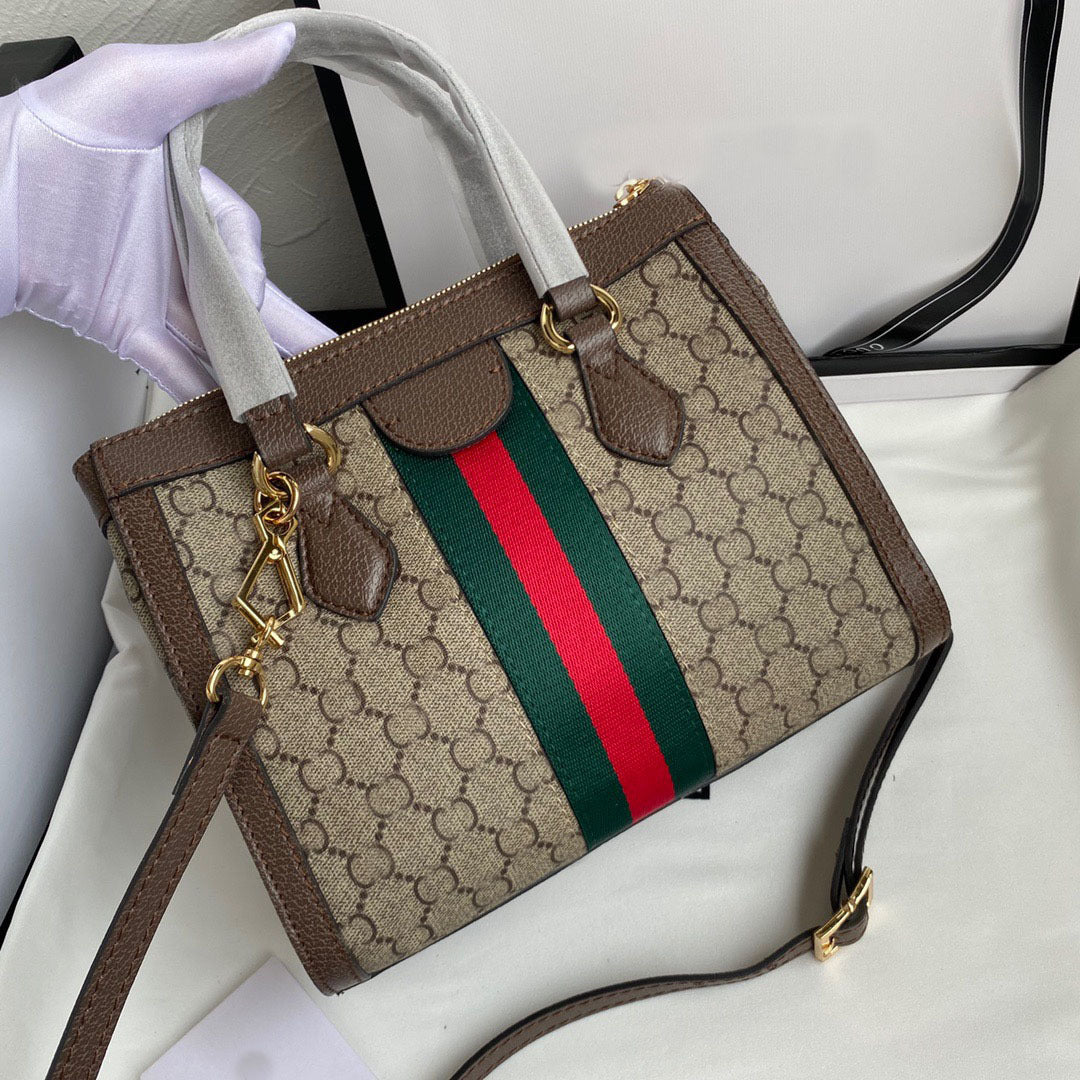 Fashion-Inspired Top Handle Crossbody Satchel – Brown Monogram Style