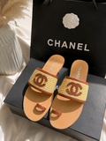 👑Raffia Fashion Slide Sandals with Box | Summer Resort Slides