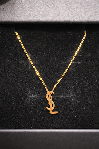 Dainty gold, initial necklace, minimal everyday jewelry