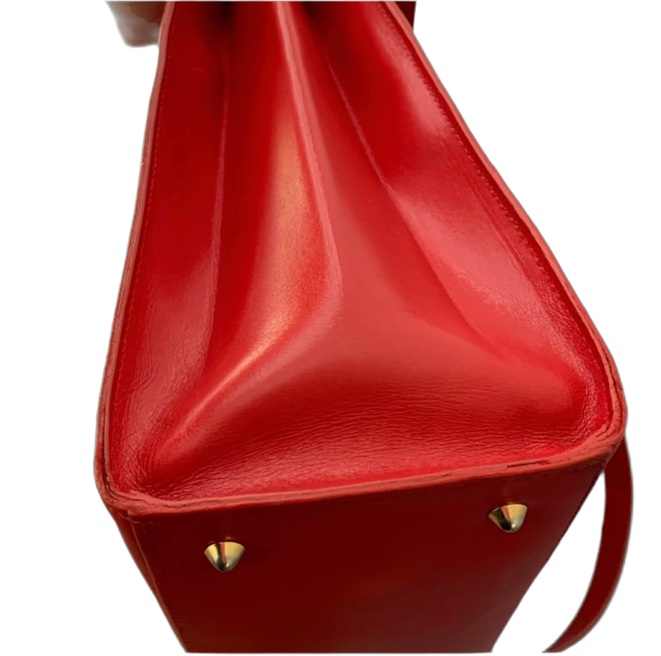 GUCCI Lady Lock Red Leather Vintage Handbag - Clairely Amazing
