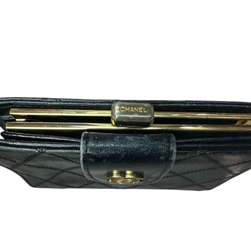 Chanel Black Bifold Wallet - Clairely Amazing
