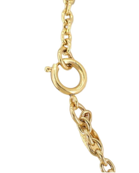 Chanel Gold Plated Diamond Necklace with Coco Mark - Clairely Amazing