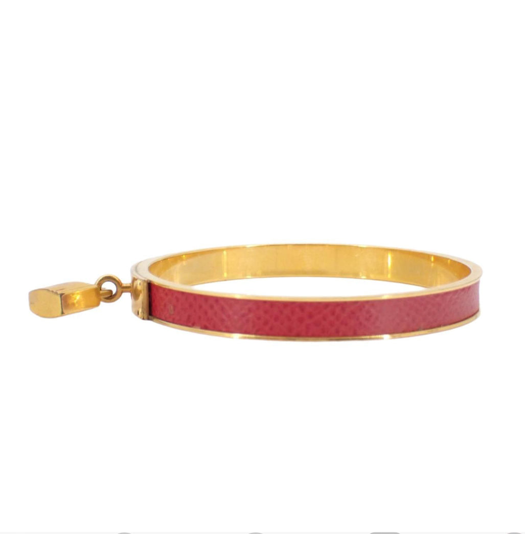 Hermes Kelly Lock Cadena Charm Bracelet - Clairely Amazing