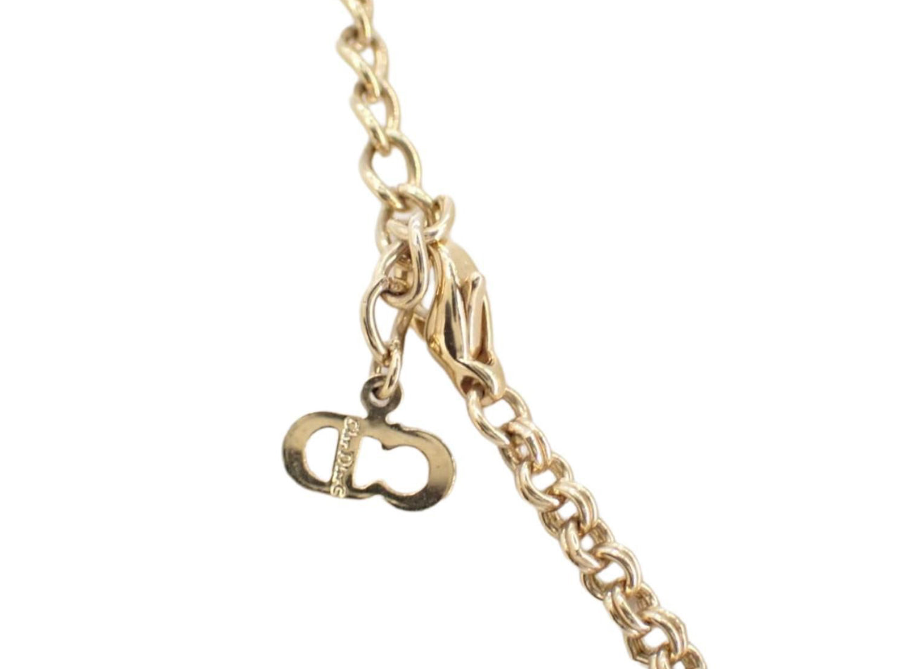 Dior Gold Plated CD Logo Necklace - Clairely Amazing