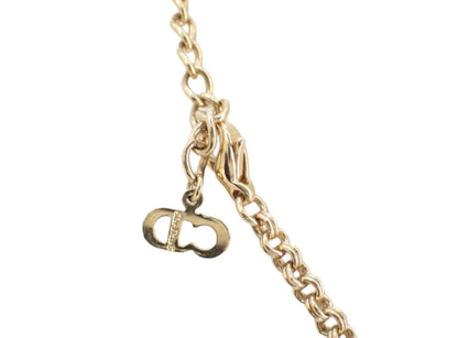Dior Gold Plated CD Logo Necklace - Clairely Amazing